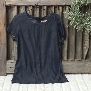 Banana Republic Heritage dark denim tencel shirt